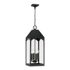CAPITAL LIGHTING Capital Lighting 946342BK Burton Hanging Lantern 240W (9.75 inchesW x 26.5 inchesH) 946342BK