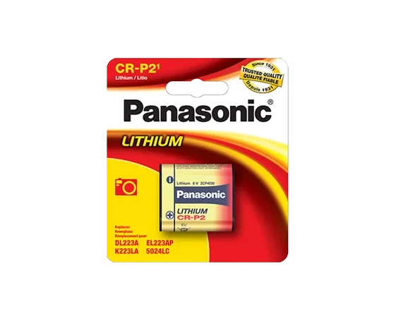 PANASONIC Panasonic CR-P2PA/1B Cylindrical lithium battery 6V (1 Pack) CRP2
