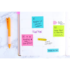 3M 3M MMM2027BRT Super Sticky Notes Cubes 3 in x 3 in (400 Sheets per Pad)
