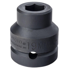 PROTO Proto J10019M Impact Socket 1 in Drive 19mm 6-point