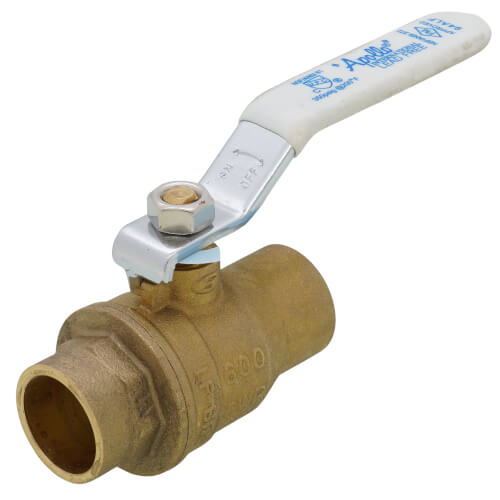 APOLLO VALVES Apollo Valves 94ALF20401A 94ALF-A Series 3/4 in. Brass Full Port Solder 600# Ball Valve
