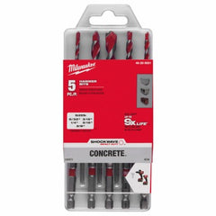 MILWAUKEE Milwaukee 48-20-9051 Carbide Hammer Drill Bit Set 5 Piece