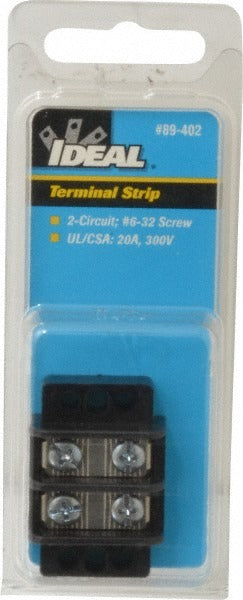IDEAL INDUSTRIES Ideal 89-402 Multipole Terminal Block 2 Pole 30A 300V
