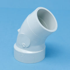 MUELLER STREAMLINE Mueller Streamline K044300 Dwv Street Bend 6 in Spigot X Hub Pvc