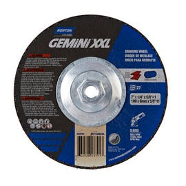 NORTON Norton 66252843791 Gemini Xxl Type 27 Grinding Wheel 7in