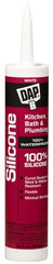 DAP Dap Inc 8640 Kitchen Bath Silicone Sealant 9.8 Oz White