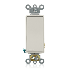 Leviton 5621-2T Light Almond Commercial Grade Decora Switch 20A 120/277V