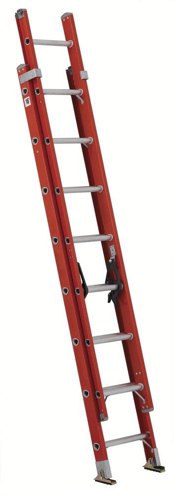 LOUISVILLE LADDER Louisville Ladder FE3216 16-Foot Fiberglass Extension Ladder 300 lb