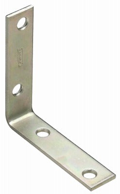NATIONAL HARDWARE National Mfg N113-456 Corner Iron 3x3/4 in Zinc 4 Pack
