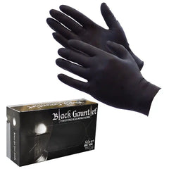 SHUBEE Shubee D SB NGB PF M Gauntlet Silver Edition Nitrile Gloves 100 Per Box (10 Boxes Case) DSBNGBPF
