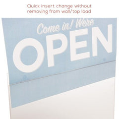 DEFLECTO Deflecto DEF68301 Wall Mount Sign Holder Landscape (11 x 8.5)
