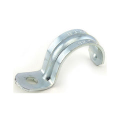 Bridgeport 904-S Heavy Wall 1-Hole Steel Pipe Strap 1-1/4 Inch - Pack of 100