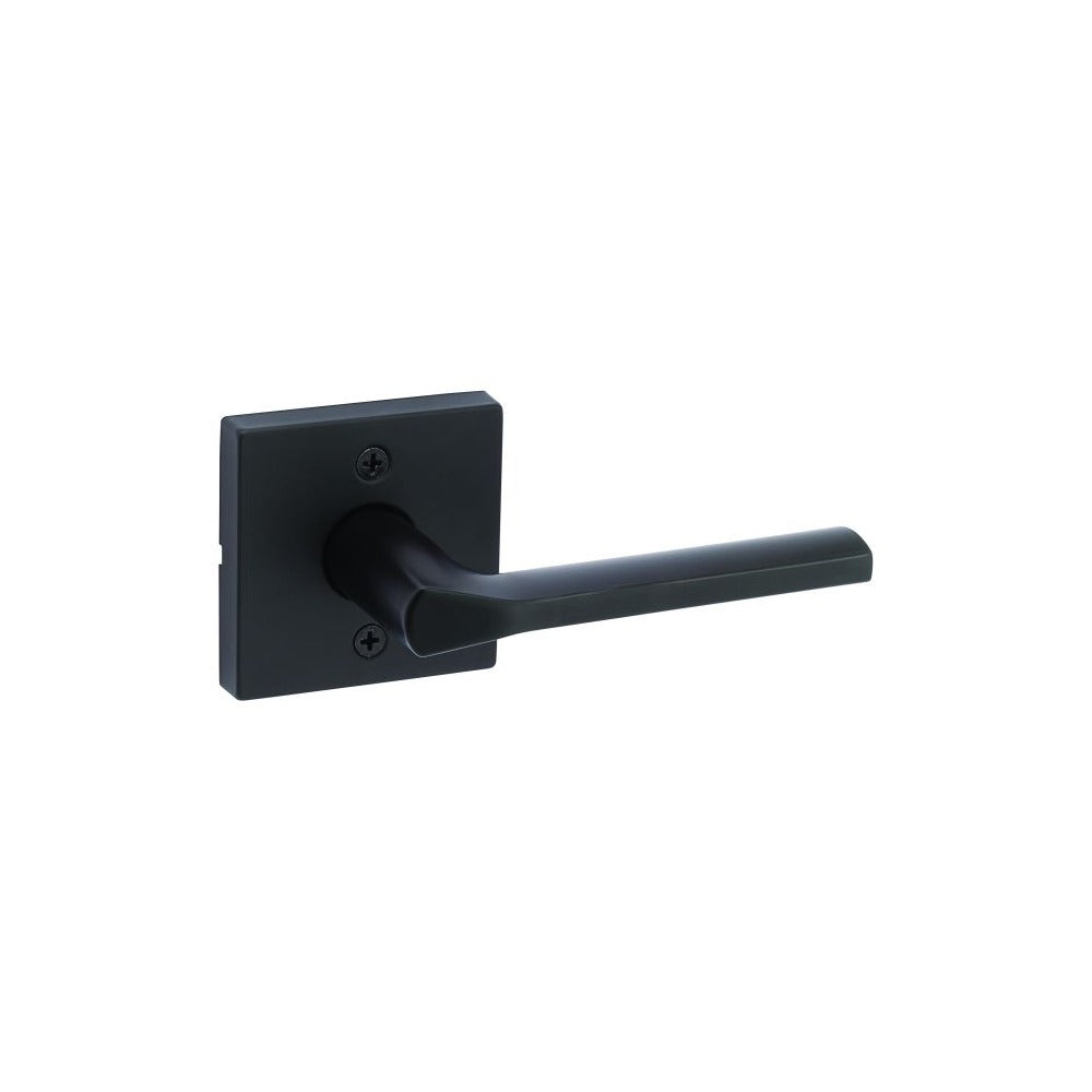 KWIKSET Kwikset 788LSLSQT-514 Lisbon Lever Half Dummy Lock Matte Black