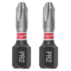 MILWAUKEE Milwaukee 48-32-4444 Shockwave #2 Phillips Reduced Dia 1 In. Insert Impact Screwdriver Bit (2-Pack)