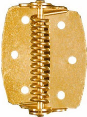 NATIONAL HARDWARE National Mfg N240-481 Spring Hinge 2 in Bright Brass 2 Pack