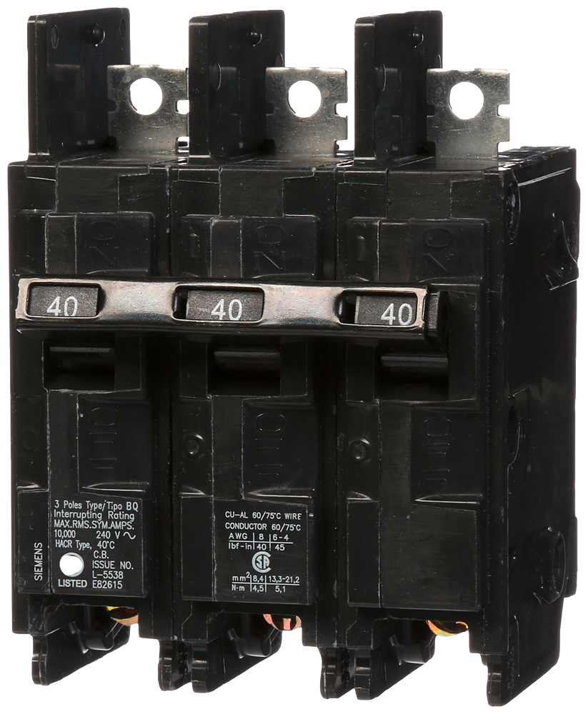 SIEMENS BQ3B040 CIRCUIT BREAKERS