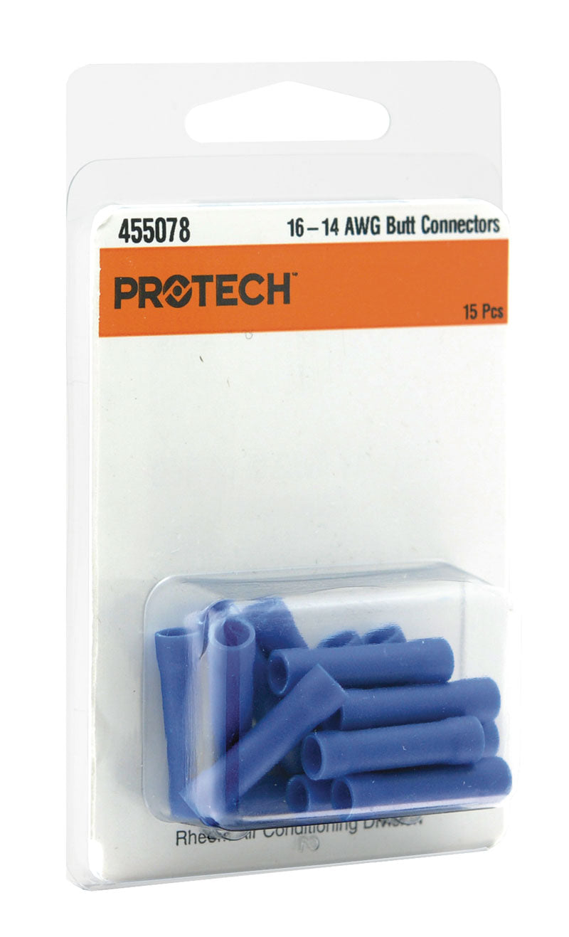 RHEEM RHEEM 455078 Insulated Butt Connectors 16 and 14 Gauge Wire Pack of 15