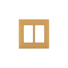 LEVITON Leviton Telcom REWP2-TC Renu 2-gang Wallplate