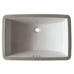 DAKOTA Dakota Plumbing US-2114W 21x14 Undermount Lavatory Sink White