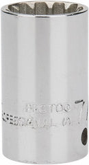 PROTO Proto J4714SPL Spline Socket 1/4 in Drive 7/16 in Hex