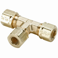 PARKER Parker 164CA-10 Brass Compression Tee Union 650 Psi