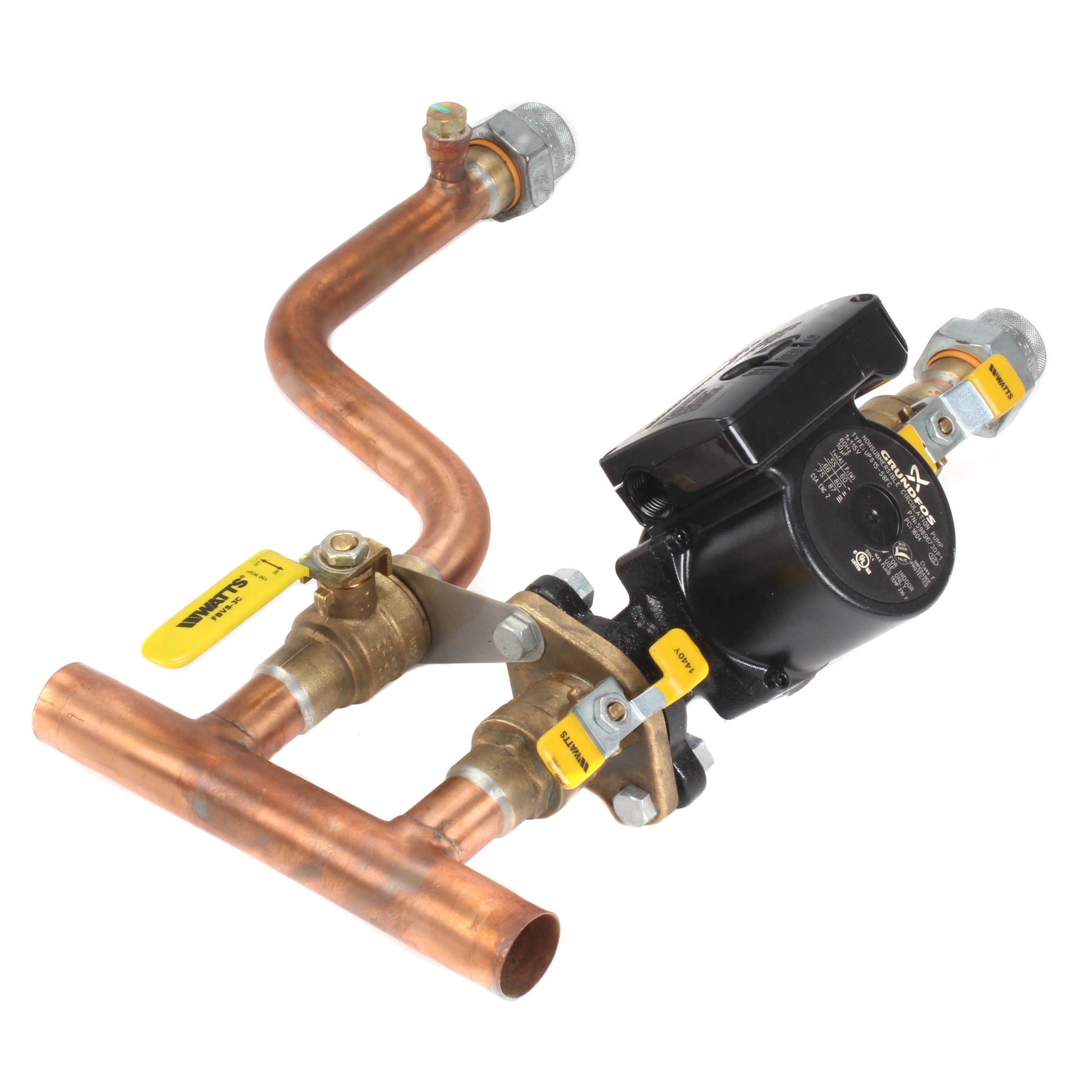 TRIANGLE TUBE Triangle Tube CCRKIT202 Timesaver Primary Secondary Piping Manifold for Challenger Solo Boilers (1.25 inch SWT)