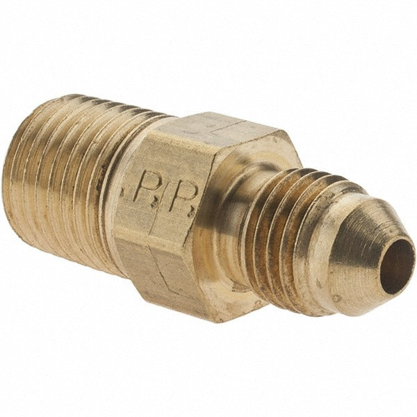 PARKER Parker PT-00255 Brass Male Adapter 1/4 in Flare X Nptf