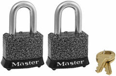 MASTER LOCK Master Lock Co 380T Laminated Steel Padlock 2 Pack