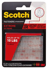 3M 3M Company RF6730 Re-closable Fastener Strips 1x3 in Clear 2 Pack