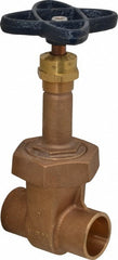 NIBCO Nibco NJ1M00A Gate Valve 1 Inch Soldered Bronze