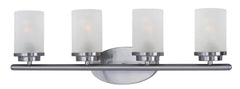 MAXIM LIGHTING Maxim Lighting 10214FTSN Corona 4-Light Bath Vanity 120V (26.25 in) 10214FTSN