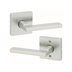 KWIKSET Kwikset 720HFLSQT-15.FD Halifax Lever Passage Lock Satin Nickel