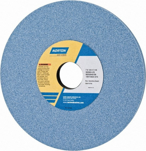 NORTON Norton 66252940199 Surface Grinding Wheel 60 Grit 7 in