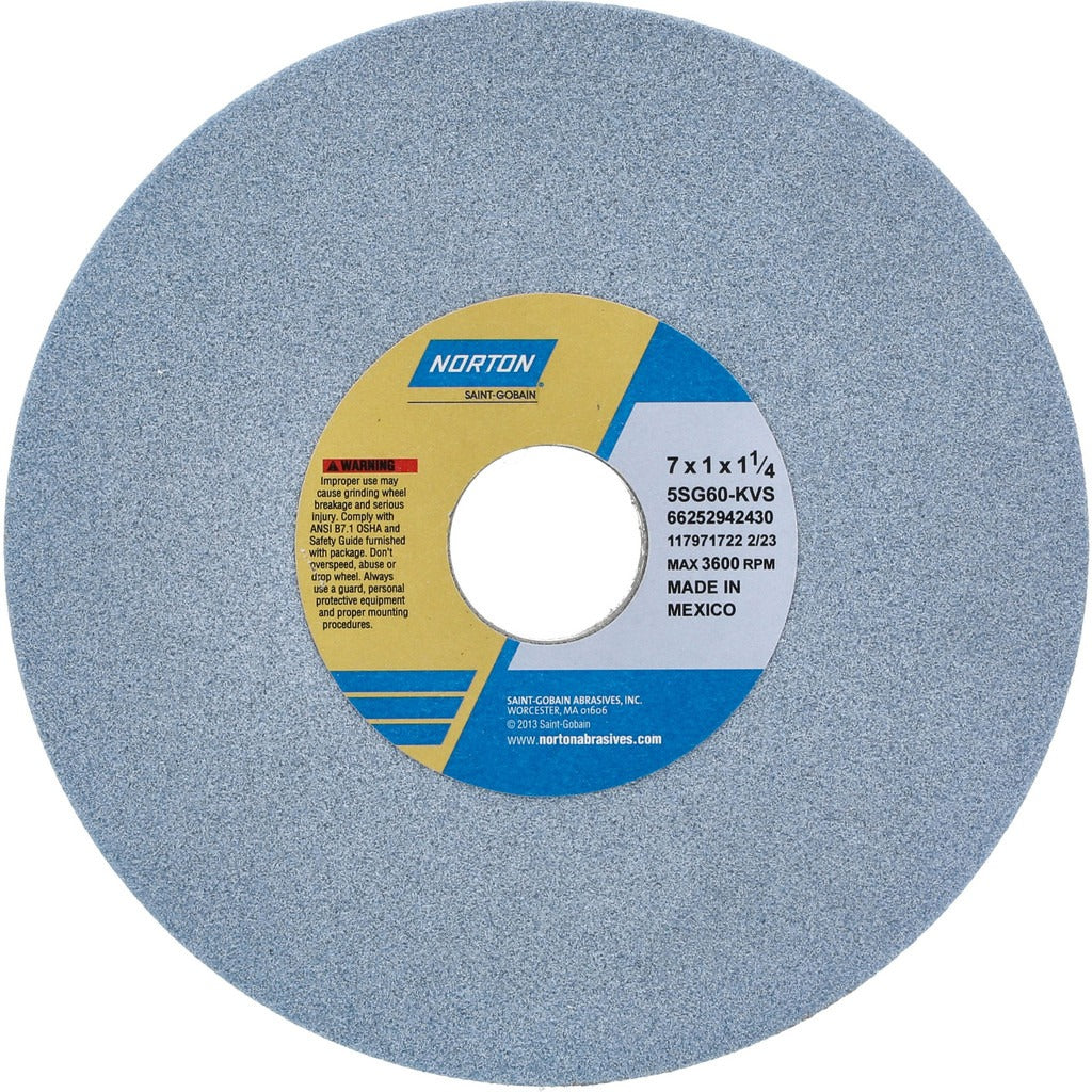 NORTON Norton 66252942430 Surface Grinding Wheel 7in 60 Grit