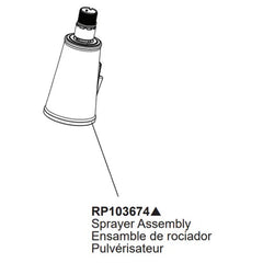 DELTA FAUCET Delta Faucet RP103674BL Renaldi Kitchen Sprayer Wand (Replacement RP103674BL)