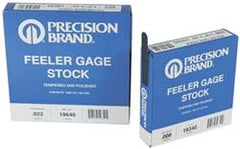 PRECISION BRAND Precision Brand 19495 Feeler Stock Roll 0.015 in High Carbon Steel