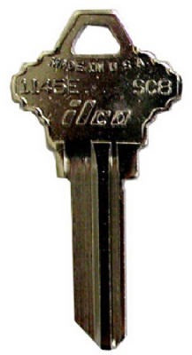 ILCO Kaba Ilco Corp SC9-TRV Key Blank Schlage 6 Pin E-keyway