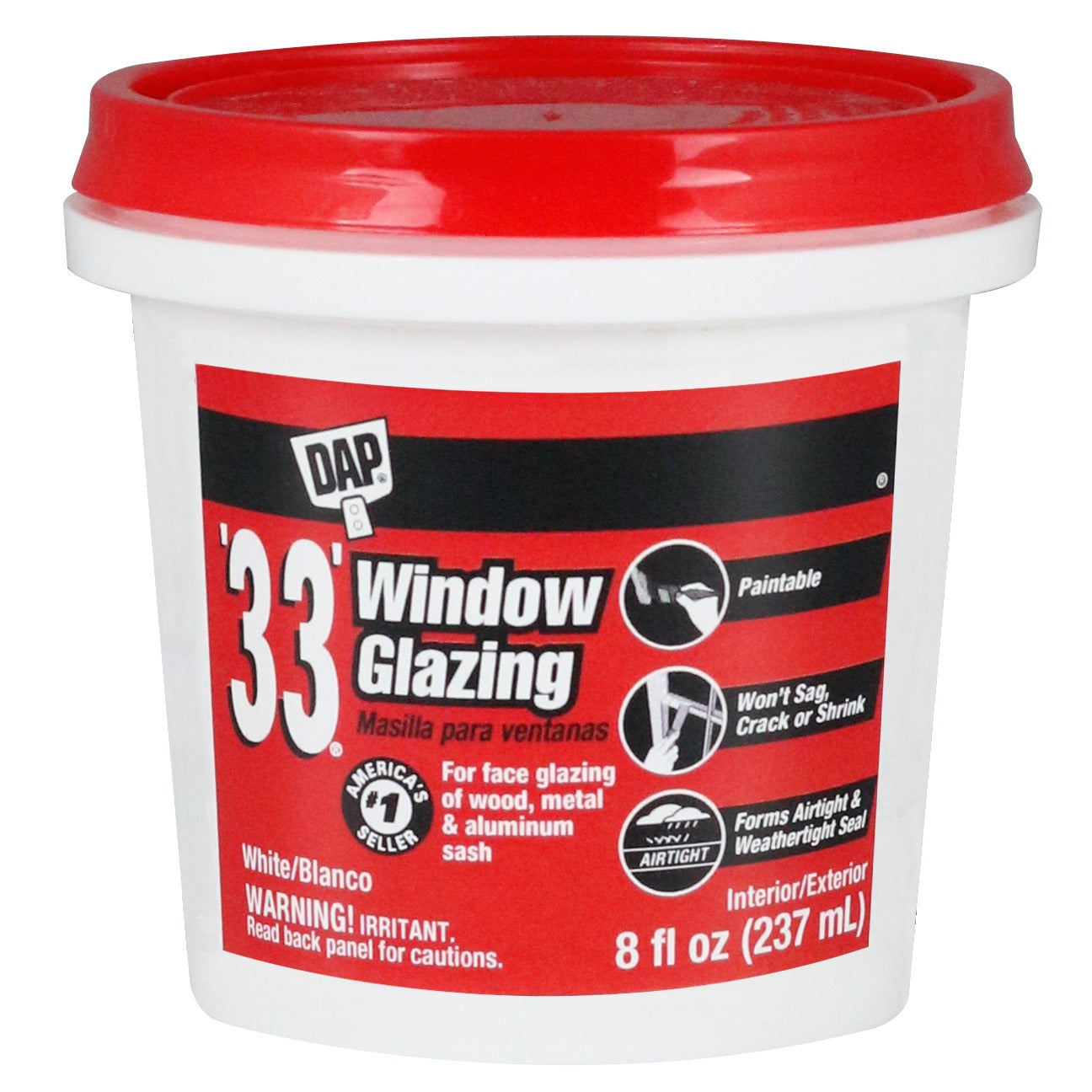 DAP Dap 7079812121 Glazing 33 Compound Pt (Pack of 12)
