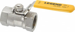LEGEND VALVE Legend Valve 113-125 Ball Valve 1 Inch Fnpt Stainless Steel