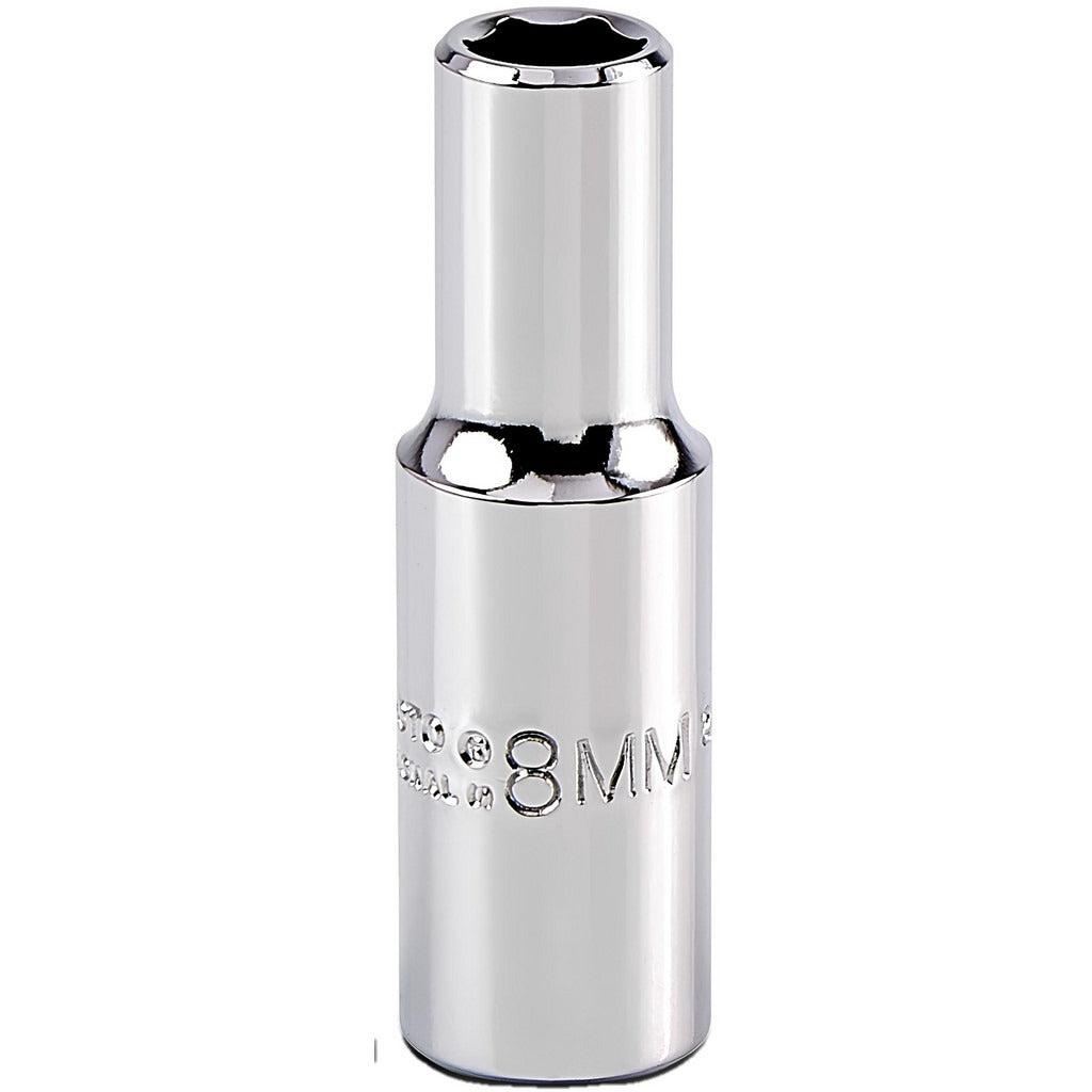 PROTO Proto J5008MH Deep Hand Socket 8 Mm 3/8 Drive 6-point