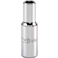 PROTO Proto J5008MH Deep Hand Socket 8 Mm 3/8 Drive 6-point