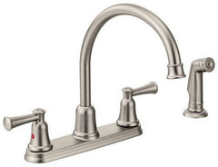 CLEVELAND FAUCET Cleveland Faucet 41613CSL Two-Handle Kitchen Faucet 4-Hole (8-Inch Center)