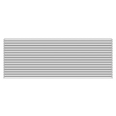 AMANA Amana AGK01CB Architectural Metal Outside PTAC Louver (42 x 17 x 2 inches) AGK01CB