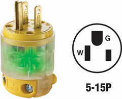 LEVITON Leviton Mfg Co R50-515PV-LIT 15A Illuminated Cord Plug