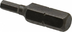 APEX Apex 185-3MM Hex Insert Bit 1/4 in Drive 1 in Oal M4