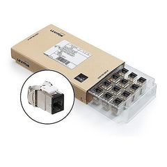 LEVITON Leviton Telcom 61SJK-CE6 Cat 6 Shielded Jack 12pk