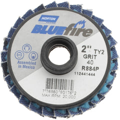 NORTON Norton 77696090176 Flap Disc 40 Grit Type 27 2 Inch