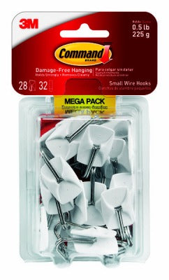 3M 3M Company 17067-MPES Small Wire Hooks 28 Pack