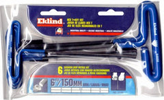 EKLIND Eklind Tool Co 55166 Metric T-handle Hex Key Set 6 Pc