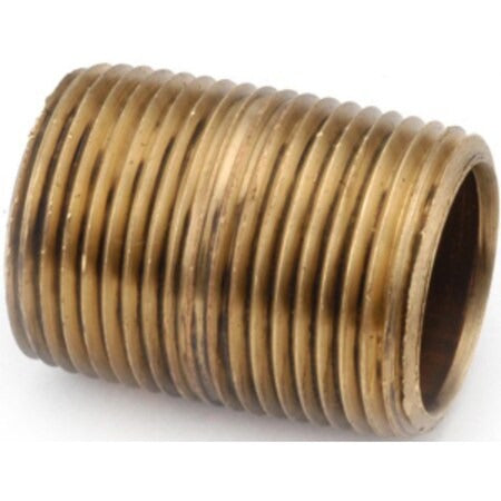 ANDERSON METALS Anderson Metals 736112-04 1/4 In. x Close Brass Nipple (Each)